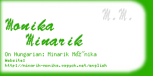 monika minarik business card
